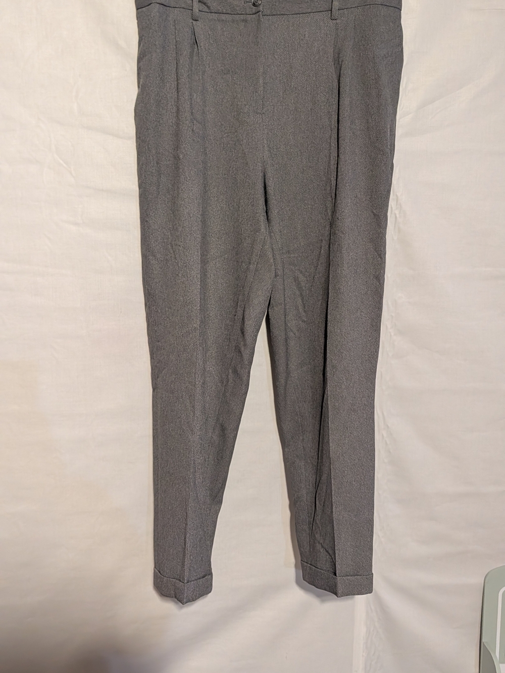 Calvin Klein Charcoal Gray Dress Trousers